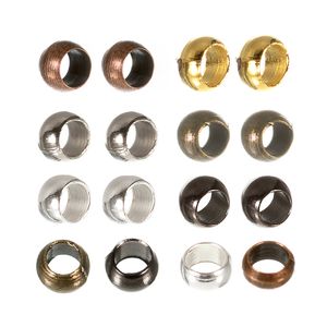 200pcs Metal Kıvırcık Uç Boncuklar Durdurucu Ara Ara Boncuklar Mücevher Yapımı Diy Bilezik Kolye Aksesuarları Bulguları 2/2.5/3mm