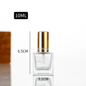 30ml 50ml 100ml Kare Parfüm Şişe Taşınabilir Cam Sprey Şişesi Kozmetik Ambalaj Şişe Şeffaf İnce Sprey Boş