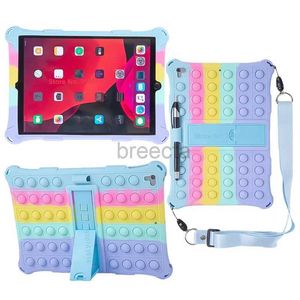 Surfplatta PC -fodral väskor mjukt kiselfodral för iPad Air 1 Air 2 iPad 9.7 2017 2018 Tablett Cover iPad A1822 A1823 A1893 A1954 A1474 A1475 A1566 A1567 FALL 240411