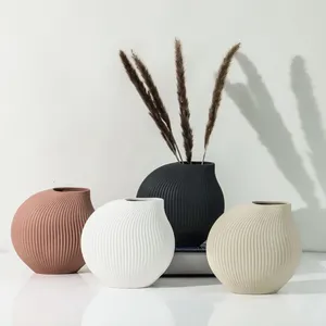 Вазы европейский минималистский инстаграм в стиле инстаграм творческий полосатый высококлассник керамическая ваза