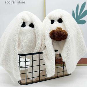Animais de pelúcia de pelúcia Halloween kawaii gus o fantasma com brinquedos de pelúcia de abóbora