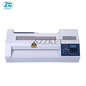 Laminator FGK260 Laminator A4 Press Fotoğraf Laminator Sıcak ve Soğuk Monte Plastik Dosya Belgesi Laminasyon Makinesi İngilizce Sürüm