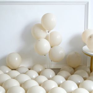 White Sand Gold Balloons Garland Arch Kit Retro Beige White Balloons Wedding Decor Birthday Baby Shower Party Backdrop Globos