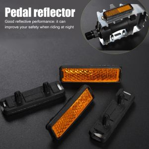 Bicycle Pedal Reflector Mountain MTB Bike Safety Night Cycling Reflective Safety Night Cycling Reflective Bike Accessory 1pc