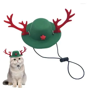 Köpek Giyim Kedi Noel Pet Headgear Pets Kostüm Aksesuarları Çok Fonksiyonlu Sevimli Şapkalar Giyinmiş