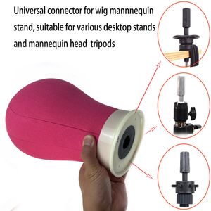 New Training Mannequin Head Canvas Block Head Display Styling Mannequin Manikin Head WigTripod Stand Free T Pins Wig Install Kit