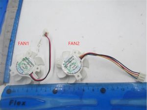 Kyl Nytt fläkt för 26x26x20mm RSM4010S 12V 0,07A 4PIN RSL4010S 12V 0,06A 2PIN LENOVO Y470 G405 G605 512M DISPLAY CARD FAN