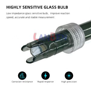 Professional pH Electrode Probe Aquarium Hydroponic Laboratory Sensor BNC Connector PH Tester Probe For Aquarium Swimming Pool