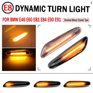 2pcs for BMW Led Dynamic Side Marker Turn Signal Light Sequential Blinker Light for E90 E91 E92 E93 E60 E87 E82 E46 Error Free