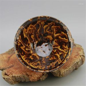 Cups Saucers Vintage Kiln Tortoise Shell Tea Tasse Keramikglaze Schüssel Blume und werden als antike Sammlung verwendet