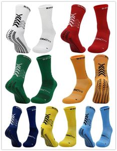 Futebol Anti Slip Socks Men de maneira semelhante à do SoxPro Sox Pro Soccer for Basketball Running Cycling Gym Jogging1439933