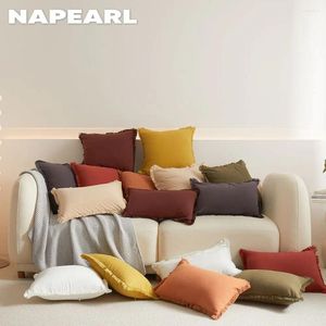 Kudde Napearl Modern Solid Throw Cover Home Decorative Squared Pudow Case för soffa café 1 st