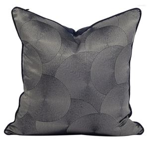 Travesseiro moda de travesseiro cool cinza preto preto geométrico Decorativo travesseiro/almofadas Caso 45 50 menino Cover moderno europeu decoração de casa