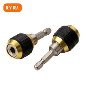 RYRA 1/4 Inner Hex 50mm Hexagonal Shank Snabbkoppling Elektriska borrar Chuckadaptrar Drill Bit Holder Power Tool Tillbehör