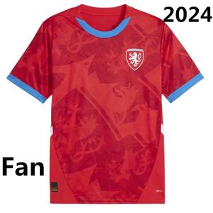 2024 Czech Republic Soccer Jerseys Euro Puchar narodowy dom do domu na wyjazdowe koszule piłkarskie Nedved Novotny Poborsky Chytil Schick Hloezek Soucek Sadilek