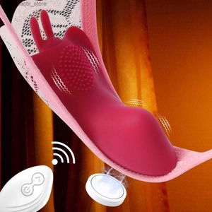 Outros itens de beleza de saúde Butterfly Clitoris Vibrator for Women Mini ClitE estimulador de calça -calça de controle remoto sem fio vibro bens adultos shop l49