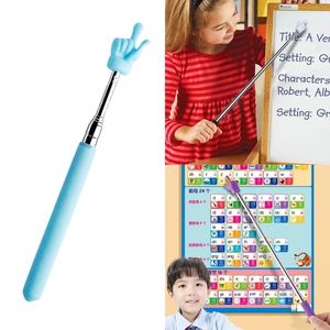 Klassenzimmerzeiger Teleskope Lehrer Zeiger Mini Unterricht Handzeiger Fingerzeiger Retractable Handpointing Stick