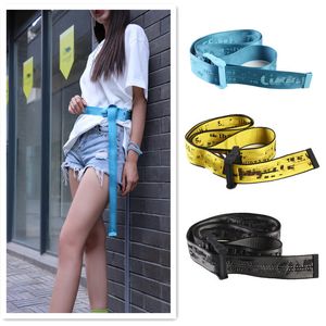 Designer Canvas belt off024 brand belt bag charm gift hang luxury design Travel Souvenir Personalized Engraved