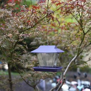 Other Bird Supplies Easy To Clean Feeder Outdoor Hanging Capacity Transparent Plastic For Yard Lovers