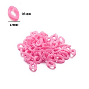 20/50/100Pcs Multi Acrylic Twisted Chains Assembled Parts Beads For Jewelry Making DIY Bracelet Necklace Earrings Accessories