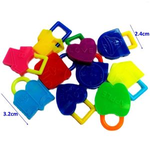 Party Decoration 10-20x Vintage Plastic Charms Padlock 473 Halsband Retro Fashion Jewellery Chain Clip Bead Girl Home Room Craft Armband