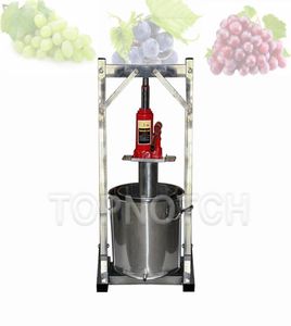 122236L Uva mirtilo Muller Pressser Juicer Juice Aço Anterior Pressione Máquina de Fruta Hidráulica de Fruta Hidráulica Homezer6325477