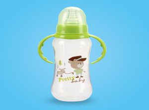 Kinder Baby Fütterung Flaschen Stroh Cup Neugeborene Flasche Sippy Tassen Kinder lernen Trinkwasser Stroh Training PP PP Bottles9335990