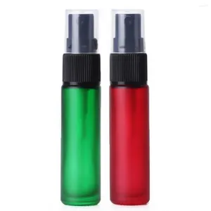 Bottiglie di stoccaggio 5x 10x da 10 ml Portable Refillable Perfume Matro Refila Spray Spray Contenitore Cosmetico Atomizzatore Regalo Regalo Regalo di Natale