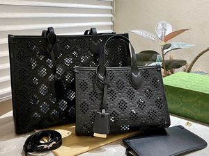 Designer Luxury Hollow Tote Luxury CC Bag Women's Handbag GM MM stor kapacitet mångsidig handväska Multi Color Fashion Shoulder Bag Wallet