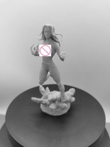 1/24 Scala Capace Girl Resin Figura Kit Modello Miniaturi Regi di giocattoli senza assemblati e non verniciati