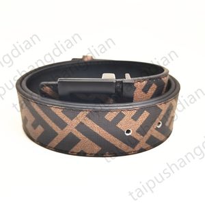 Män bältesbältet Kvinnor Designerbälten 4,0 cm breddbälten Märke F Buckle Leather Classic Woman Man Business Luxury Belt BB Simon Belt Enkla smidiga spännbälten