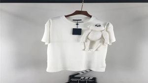 Famous designer men039s and women039s Te039e Tshirt shortsleeved hair stylist monkey doll pendant personality round nec5230466