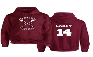 Teenwolf Hoodies Erkek Sweatshirts Stilinski 24 Lahey 14 McCall 11 Baskı Kırmızı Hoodie Pullover Sonbahar Erkek Hoddies Harajuku Casual C116954133