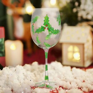 Muggar Xmas Tree Decorations Christmas Glass Drinking Glasses Cocktail Cup Goblet Scarf