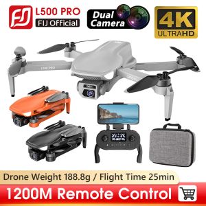 Drones L500 Pro Mini Drone 4k Profesional Hd Dual Camera Dron Gps 5g Wifi Fpv Rc Quadcopter 1.2km Vs L900 Pro Se Helicopter Drones Toys