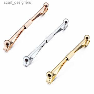 Tie Clips Metal Shirt Collar Pin for men Collar Bar Bones Stiffeners Classic Mens Collar Pin Business Meeting shirt Collar Accessory Y240411