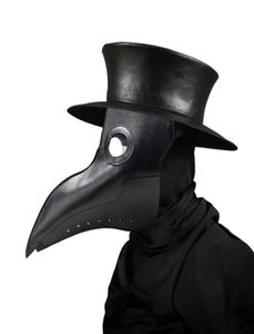 New plague doctor masks Beak Doctor Mask Long Nose Cosplay Fancy Mask Gothic Retro Rock Leather Halloween beak Mask267v5197043