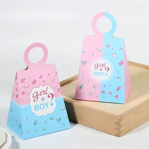 Regal Wrap Gender rivela ragazzo o ragazza personalizzato Candy Box Funny Party Decor Supplies Gift for Ospits