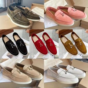 With Box Loafers Dress Shoes Designer Casual Sneaker Sandals Slippers Men Women Loafer Flat Low Suede Cow Leather Oxfords Mens Summer Moccasins Slip Sneakers 35-45