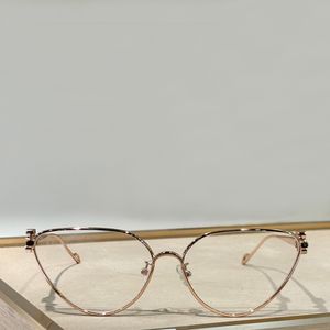 Cat Eye Brillen Rosegold Rahmen klare Linsen Frauen Brille Optische Rahmen Mode Sonnenbrille Frames Lunettes de Soleil Brillen Brillen Brillen