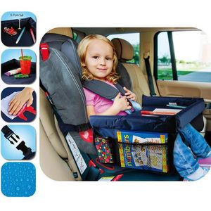 Kids Car Seat Travel Tray Safety Seat Play Table Organizer Storage Snacks Draw Toys Cup Holder Waterproof Baby Children Stroller