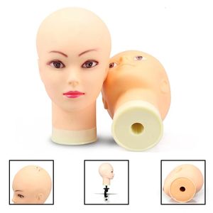 Modello femminile Head Pvc Mannequin Head Practice Training Model con un morsetto per la creazione di Wigs Hat Display in Mannequins 240403