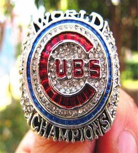2016 Chicago Cub S Beyzbol Takımı Şampiyonluk Şampiyonası Yüzük Yüzlü Kolye Rizzo Bryant Zobrist Baez Schwarber Hatıra Erkekleri Fan4912663