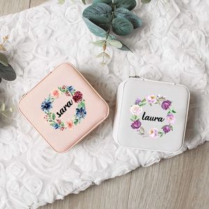 Caixa de jóias personalizadas da caixa de jóias para meninas com nome de nome de casamento perfeito Bestfriends Bestfriends Bachelorette Party Gift