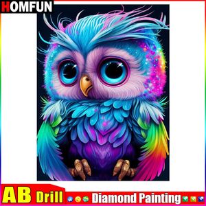 Homfun AB Ab Full Diamond ricamo 