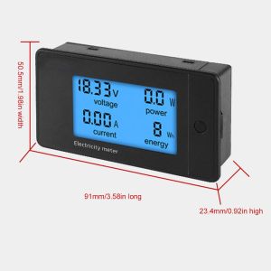 20A/50A/100A/200A Digital Meter DC 7,5-100V Вольтметр Ammeter LCD 4IN1 DC Детектор энергии энергии энергии напряжения.