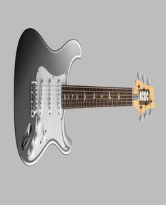 Custom Paul Smith John Mayer Sliver Tungsten Electric Guitar St Style Shape Nero Plate Nero Plate White Pearl Bird Inlay Tremol4842799