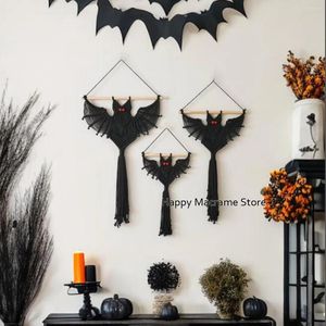 Wandteppiche Makrame Bat Wall Decor Halloween Geschenke Hexen