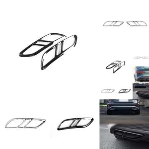 2pcs Metal Sport Sport Titanium Black Sier Hail Hail Tream Cover для Audi A3 8y 2020 2021 аксессуаров