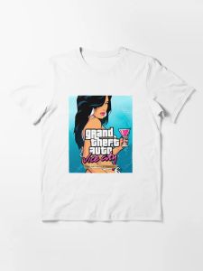 그랜드 절도 자동 T 셔츠 GTA 게임 최신 Tshirts San Andreas Grand Theft Auto 5 Trilogy Online Mods Vice V Liberty City